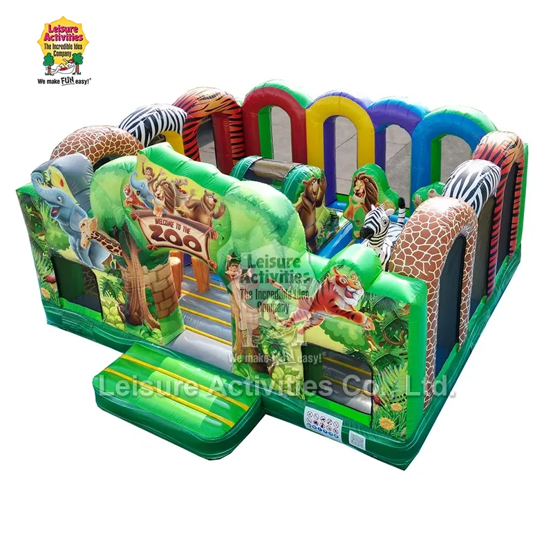 Zoo Multiplay Bouncy Castle ойын алаңына барыңыз