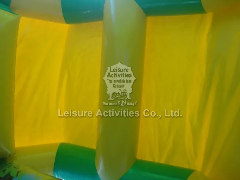 Small Inflatable Multiplay Bouncy Castles Jungle Party With Slide