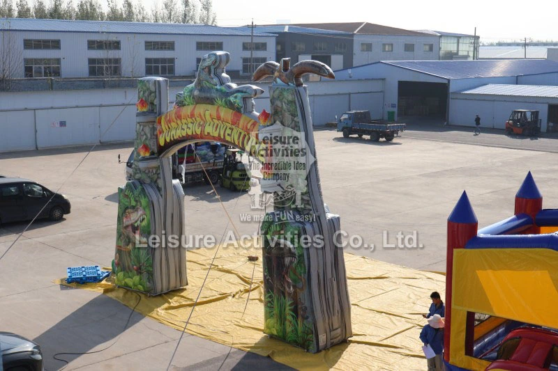 Inflatable Jurassic Adventure Arch